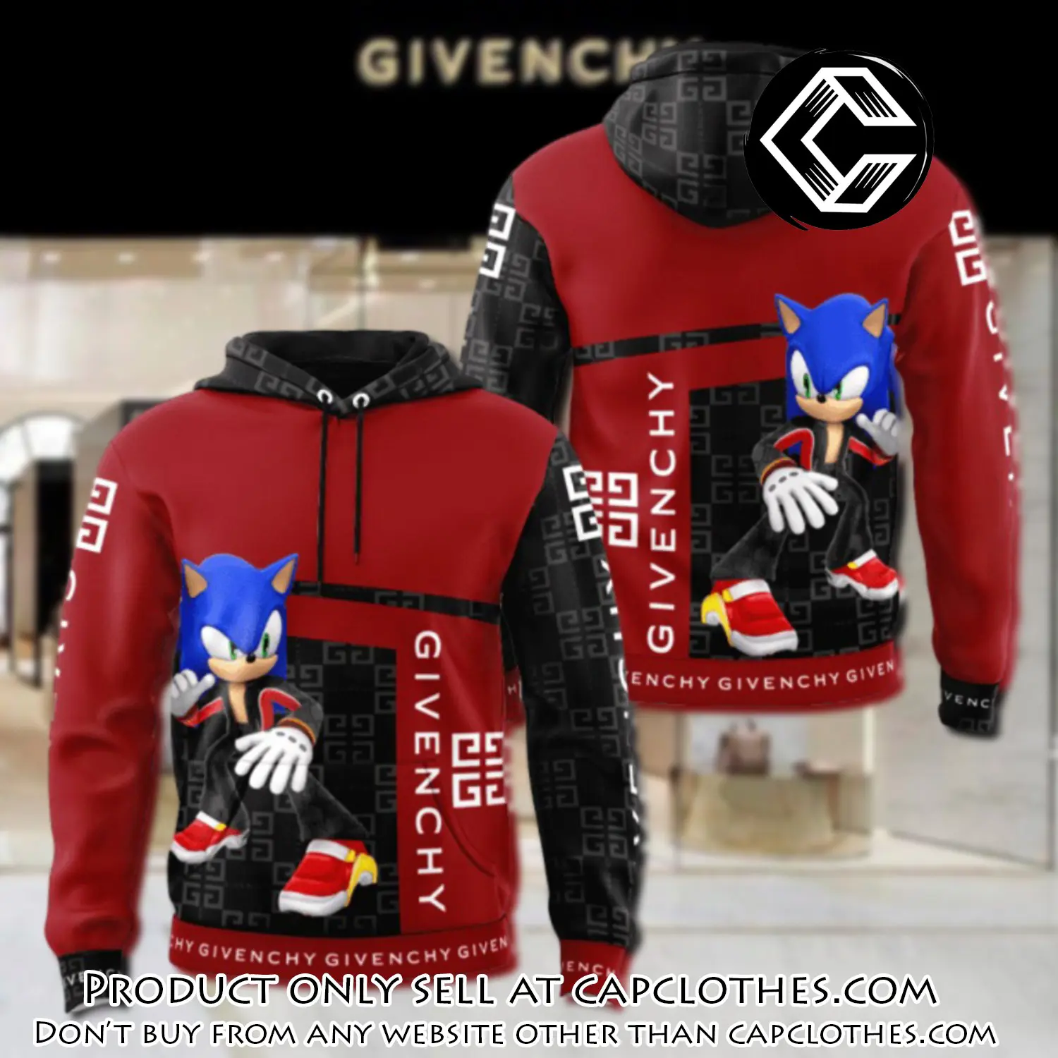 Givenchy sonic unisex hoodie luxury brand gifts  jh1859 cc5121251